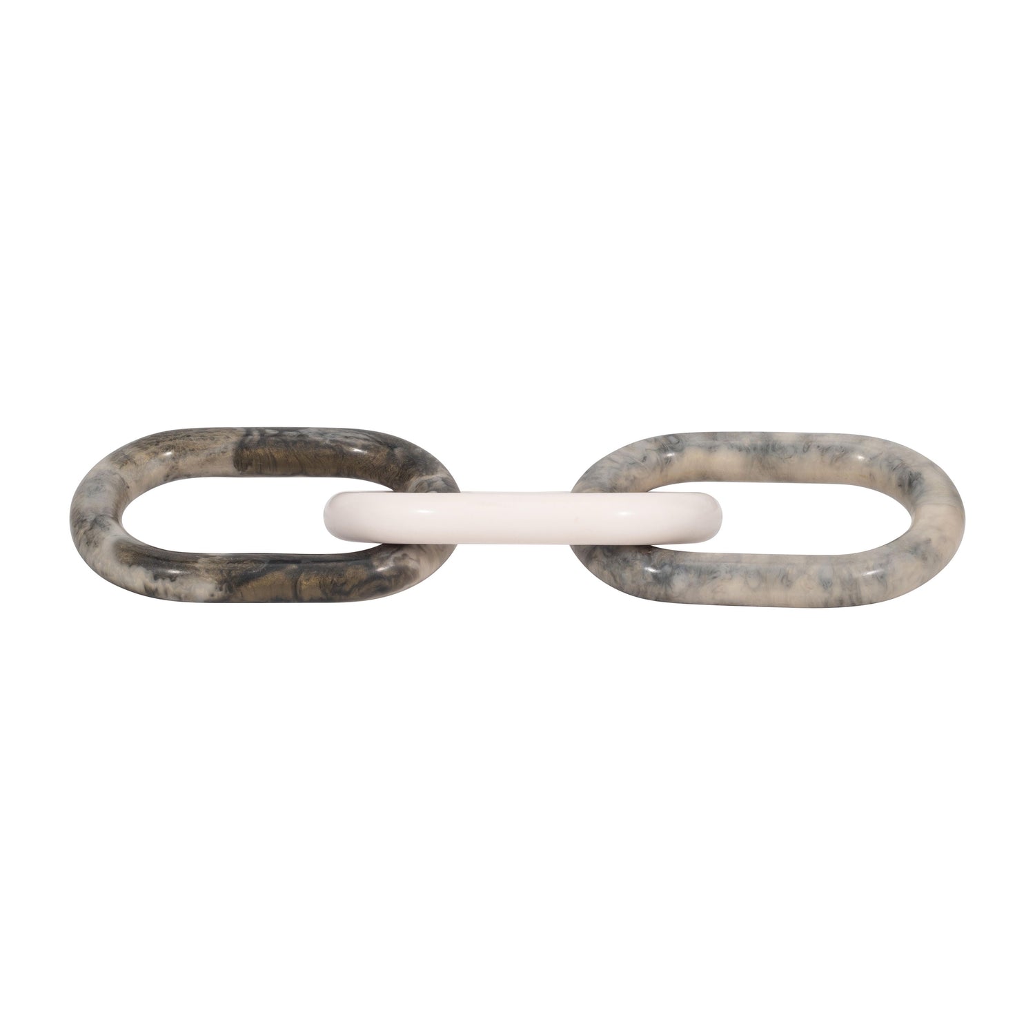 21" Desta Resin Link Chain - Gray