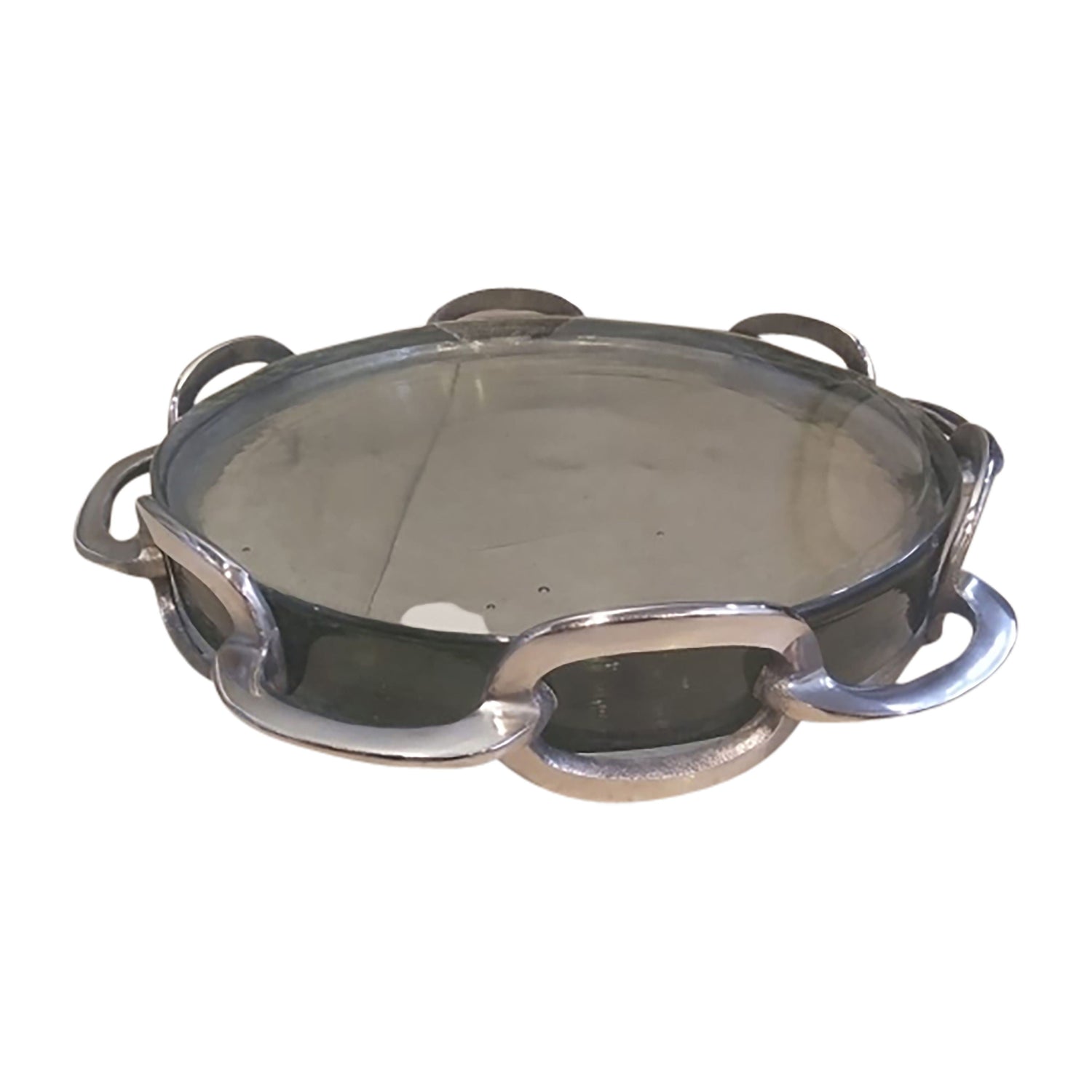 Palmas Large Link Tray - Silver