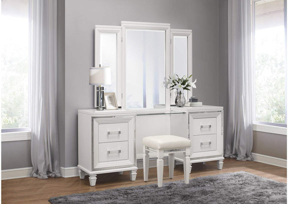 1616W-14 Tamsin Dressing Table Stool