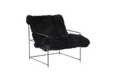 TOV-S68723 Kimi Black Genuine Sheepskin Chair