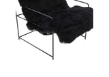 TOV-S68723 Kimi Black Genuine Sheepskin Chair