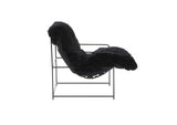 TOV-S68723 Kimi Black Genuine Sheepskin Chair