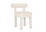 TOV-D68592 Carmel Cream Velvet Dining Chair