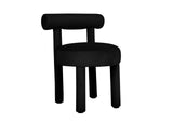 TOV-D68591 Carmel Black Velvet Dining Chair