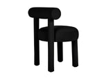 TOV-D68591 Carmel Black Velvet Dining Chair