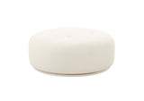 TOV-OC68672 Fickle Cream Boucle Swivel Ottoman
