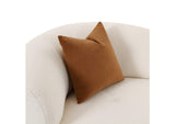 TOV-S68671 Fickle Cream Boucle Swivel Chair