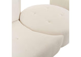 TOV-L6866-C-SEC2R Fickle Cream Boucle 4 - Piece Modular Right Facing Sectional