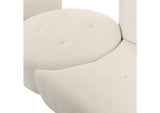 TOV-L6866-C-SEC2L Fickle Cream Boucle 4 - Piece Modular Left Facing Sectional