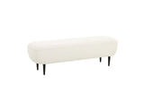 TOV-OC68691 Denise Cream Boucle Bench