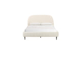 TOV-B68689 Denise Cream Boucle King Bed