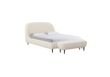 TOV-B68690 Denise Cream Boucle Queen Bed