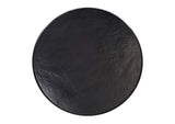 TOV-D54233 Elika Black Faux Plaster Round Dining Table