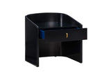 TOV-B54250 Collins Black Lacquer Nightstand