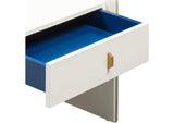TOV-B54249 Collins Cream Lacquer Nightstand