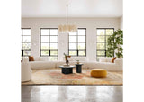 TOV-L6866-C-SEC4 Fickle Cream Boucle 5 - Piece Modular Sectional