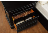 1714BK-4 Laurelin Night Stand, Hidden Drawer