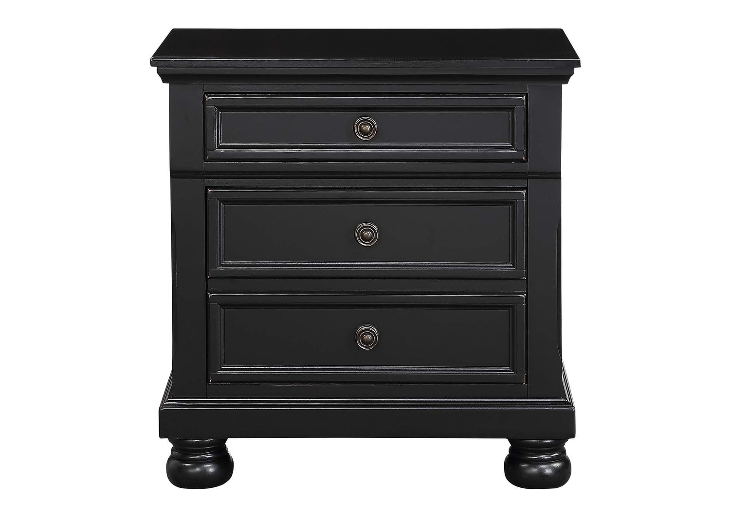 1714BK-4 Laurelin Night Stand, Hidden Drawer