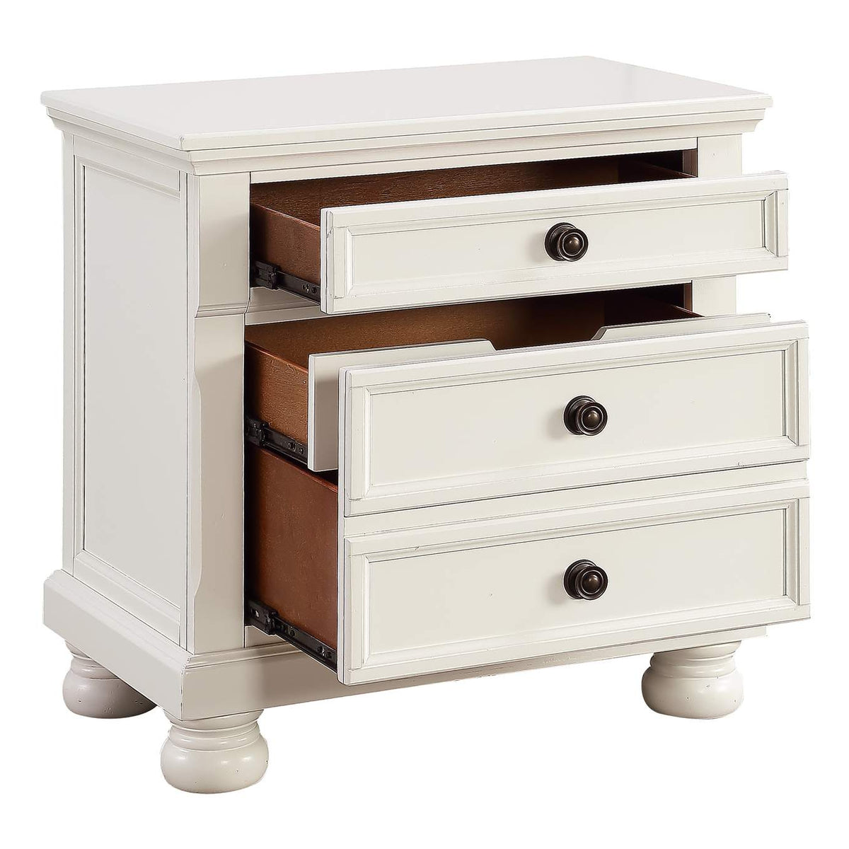 1714W-4 Laurelin Night Stand, Hidden Drawer