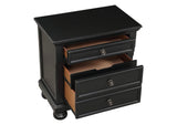 1714BK-4 Laurelin Night Stand, Hidden Drawer
