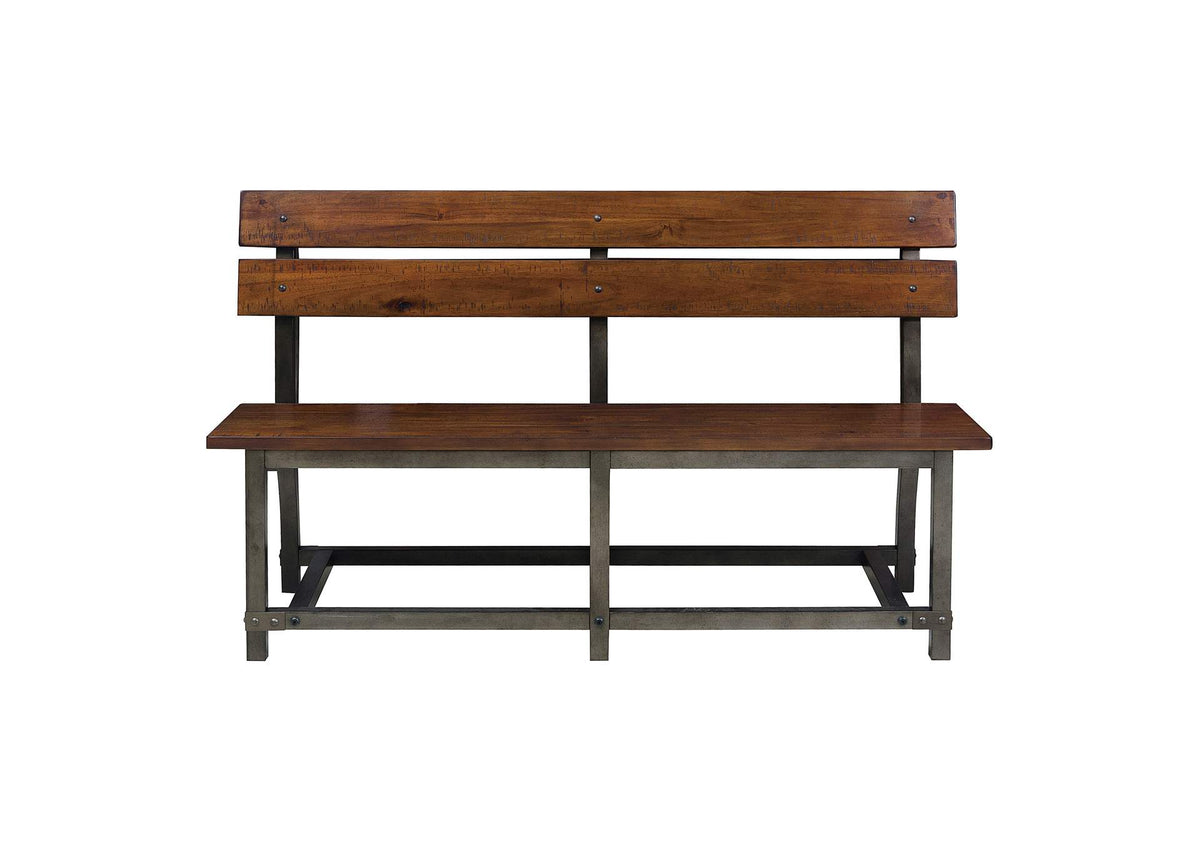1715-BH Holverson Bench with Back