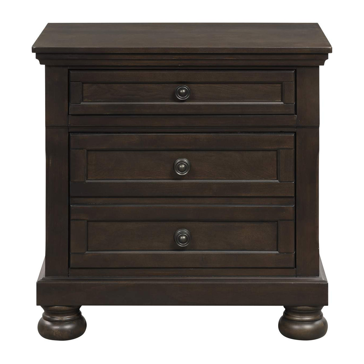 1718GY-4 Begonia Night Stand with Hidden Drawer
