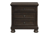 1718GY-4 Begonia Night Stand with Hidden Drawer