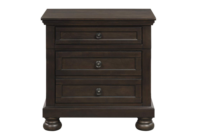 1718GY-4 Begonia Night Stand with Hidden Drawer