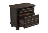 1718GY-4 Begonia Night Stand with Hidden Drawer
