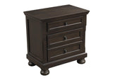 1718GY-4 Begonia Night Stand with Hidden Drawer
