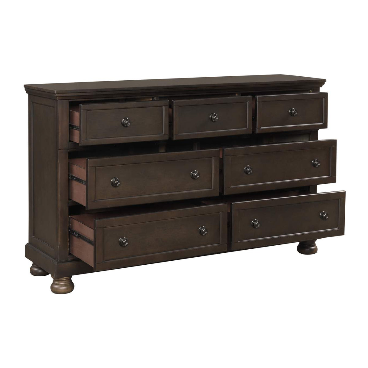 1718GY-5 Begonia Dresser with Hidden Drawer