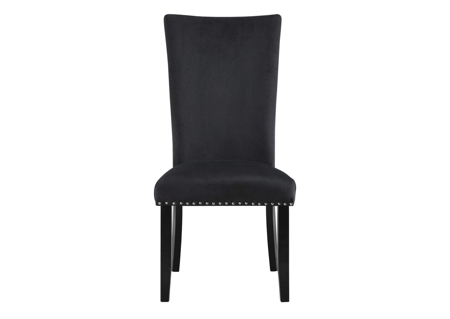D03DC-BLK D03 BLACK VELVET DINING CHAIR