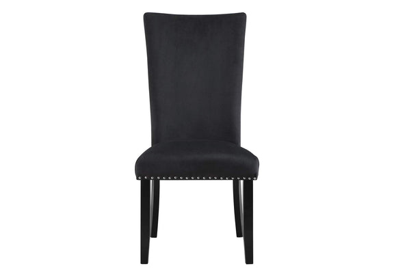 D03DC-BLK D03 BLACK VELVET DINING CHAIR