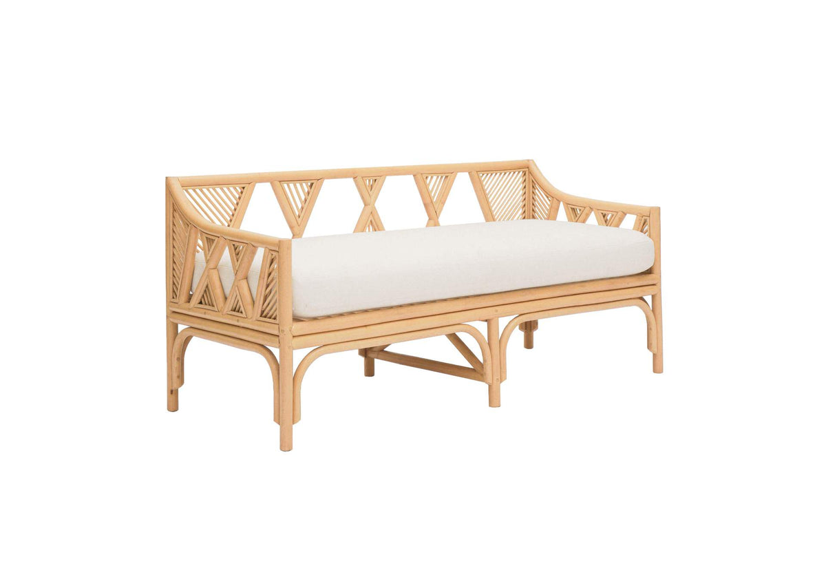 TOV-OC21020 Jayla Natural Rattan Bench