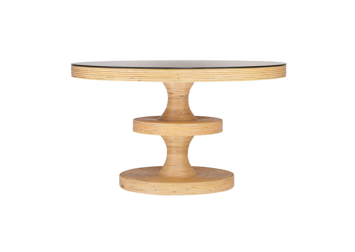 TOV-D21021 Apollonia Natural Rattan Round Dining Table