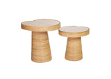 TOV-OC21019 Felicia Short Lilypad Side Table