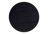TOV-D54263 Chelsea Black Oak Round Dining Table