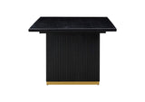 TOV-D54264 Chelsea Black Oak Rectangular Dining Table