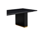 TOV-D54264 Chelsea Black Oak Rectangular Dining Table