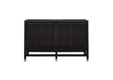 TOV-D21015 Amara Charcoal Woven Rattan Buffet