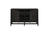 TOV-D21015 Amara Charcoal Woven Rattan Buffet