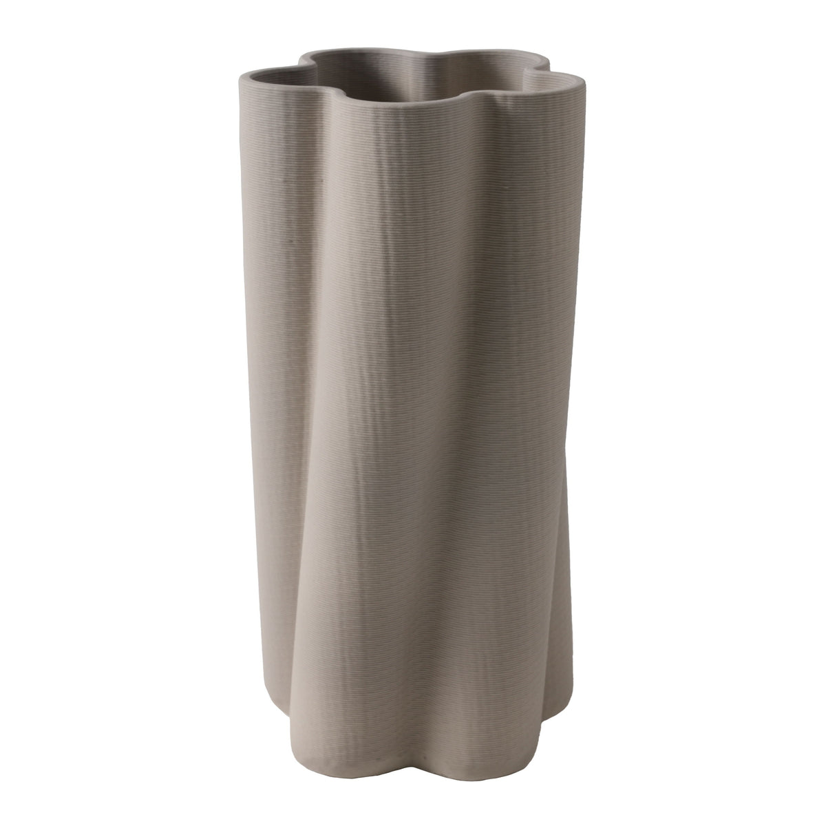 Convergence Small 3D Printed Vase - Gray