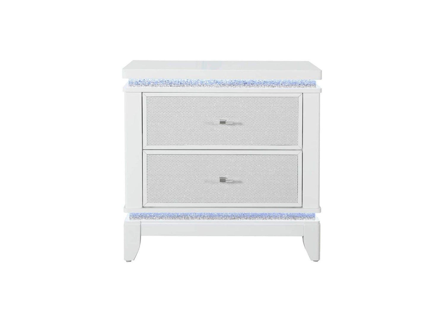 ALINA-WHITE-NS_W_LED+USB ALINA WHITE NIGHTSTAND WITH LED AND USB