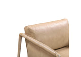 TOV-S54256 Chakka Tan Genuine Leather Accent Chair