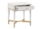 TOV-B54257 Julieta Cream Nightstand