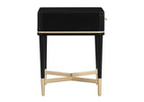 TOV-B54258 Julieta Black Nightstand