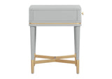 TOV-B54259 Julieta Grey Nightstand