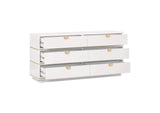 TOV-B54252 Julieta Cream 6 Drawer Dresser