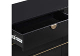 TOV-B54253 Julieta Black 6 Drawer Dresser