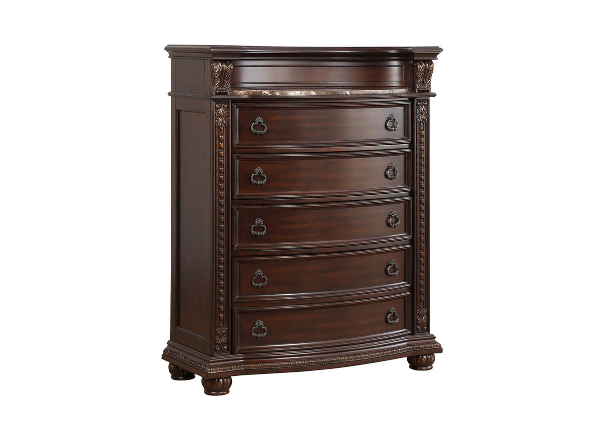 1757-9 Cavalier Chest, Marble Insert